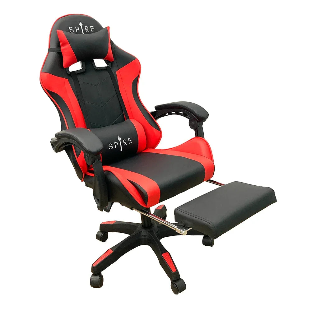 Spire Zinc Adjustable Gaming/Office Chair Red And Black 813A - Mekamart Australia