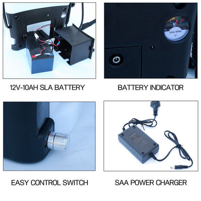 Samland Electric 12V Weed Sprayer & Pest Control Spray Pump Tank Knapsack Battery 16L