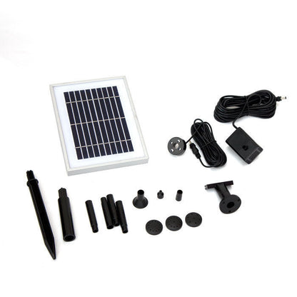 Samland 6V 200LPH Solar Pump with Battery Backup Panel for Small Pond Fountain Feature