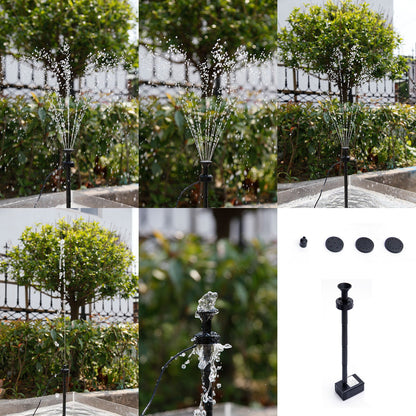 Samland 6V 200LPH Solar Pump with Battery Backup Panel for Small Pond Fountain Feature