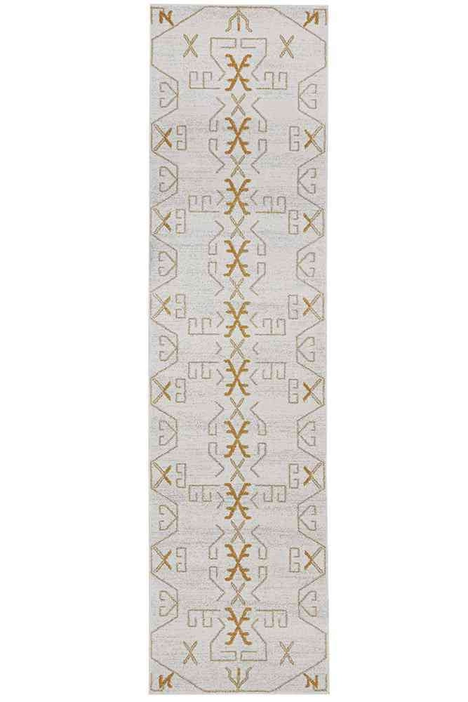 Paradise Runner Cala Gold by Rug Culture - 400X80CM - RUNNER