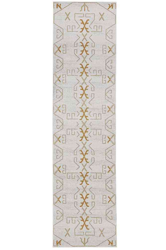 Paradise Runner Cala Gold by Rug Culture - 400X80CM - RUNNER