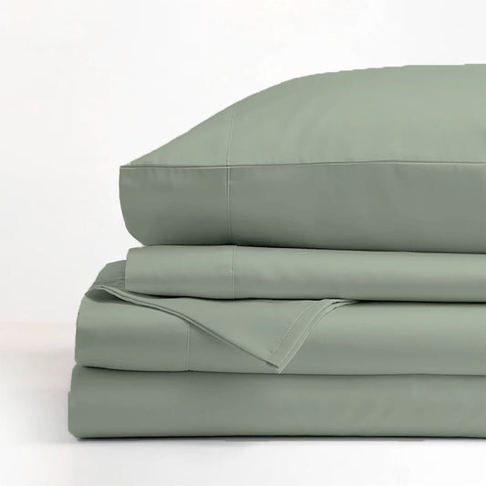 Ddecor Home 1500 Thread count Premium Cotton Blend Sage Queen Sheet Set by Ddecor Home