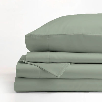 Ddecor Home 1500 Thread count Premium Cotton Blend Sage King Sheet Set by Ddecor Home