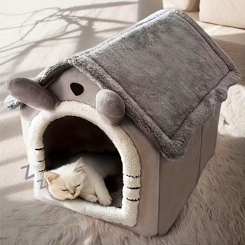 Comfortable pet house for cats and dogs - detachable, washable, four-level universal bed