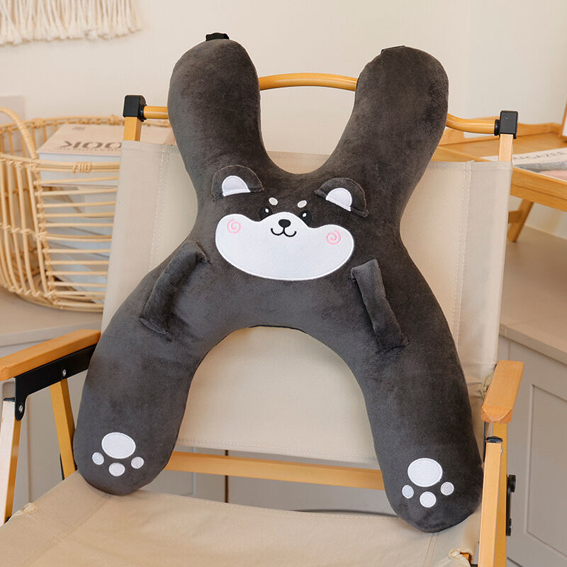 Christmas gift for kids-Kids Travel Pillow, Ergonomic Plush Support for Car Rides, Comfortable Sleep Companion for Children（green dinosaur）