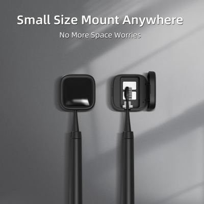 Portable UV-C Toothbrush Sterilizer with Auto-Disinfection & Heating – Magnetic Wall Mountable Brush Cover for Home and Travel (Black) | Other Colors Available In-Store