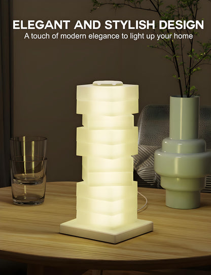 Customizable RGB Cube Lamp: USB-Powered LED Tower Light for Australian Gamerooms, Bedrooms & Room Decor