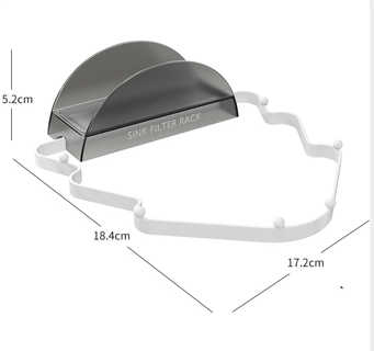 Kitchen Sink Filter Rack with 100 12cm*15cm Mesh Bags, Foldable Food Waste Strainer, Multi-functional Drain Basket（green）