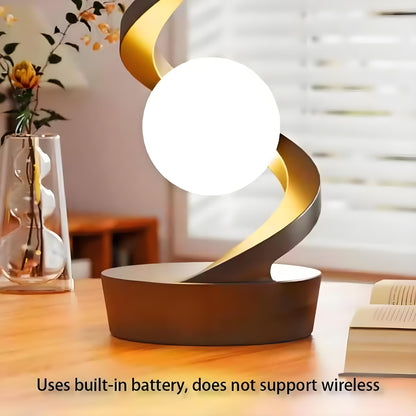 Rotating Levitating Night Light with RGB Colors & Wireless Charging: 1-Second Palm-Activated Spin, Motion-Sensing – Futuristic Lighting for Australian Bedrooms & Offices