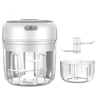 NNEOBA Mini Electric Meat Grinder and Garlic Crusher