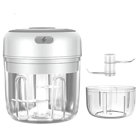 NNEOBA Mini Electric Meat Grinder and Garlic Crusher