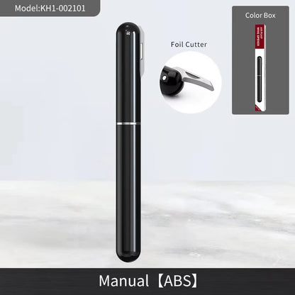 NNEOBA Portable 2-in-1 Air Pressure Corkscrew and Foil Cutter