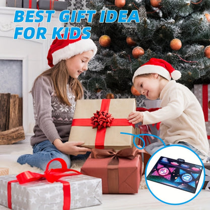 Double Dance Mat Music Light Exercise Toy