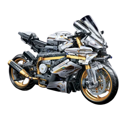 Motorcycle Blocks Model for Teens & Adults