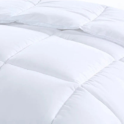 Royal Comfort 800GSM Silk Blend Quilt Duvet Ultra Warm Winter Weight  - Single - White