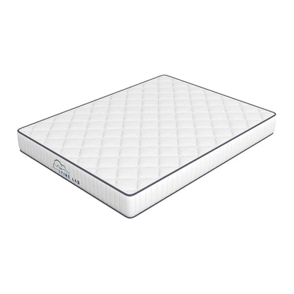 Spine-Lab Mattress 5 Zone 21cm Medium Firm Foam Bonnell Spring - King Single - White - Mekamart Australia