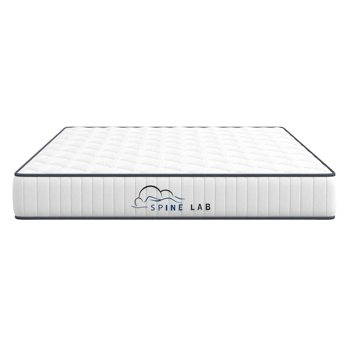 Spine-Lab Mattress 5 Zone 21cm Medium Firm Foam Bonnell Spring - King Single - White - Mekamart Australia
