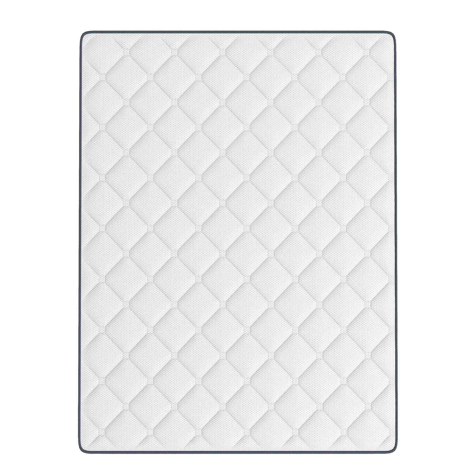 Spine-Lab Mattress 5 Zone 21cm Medium Firm Foam Bonnell Spring - King Single - White - Mekamart Australia