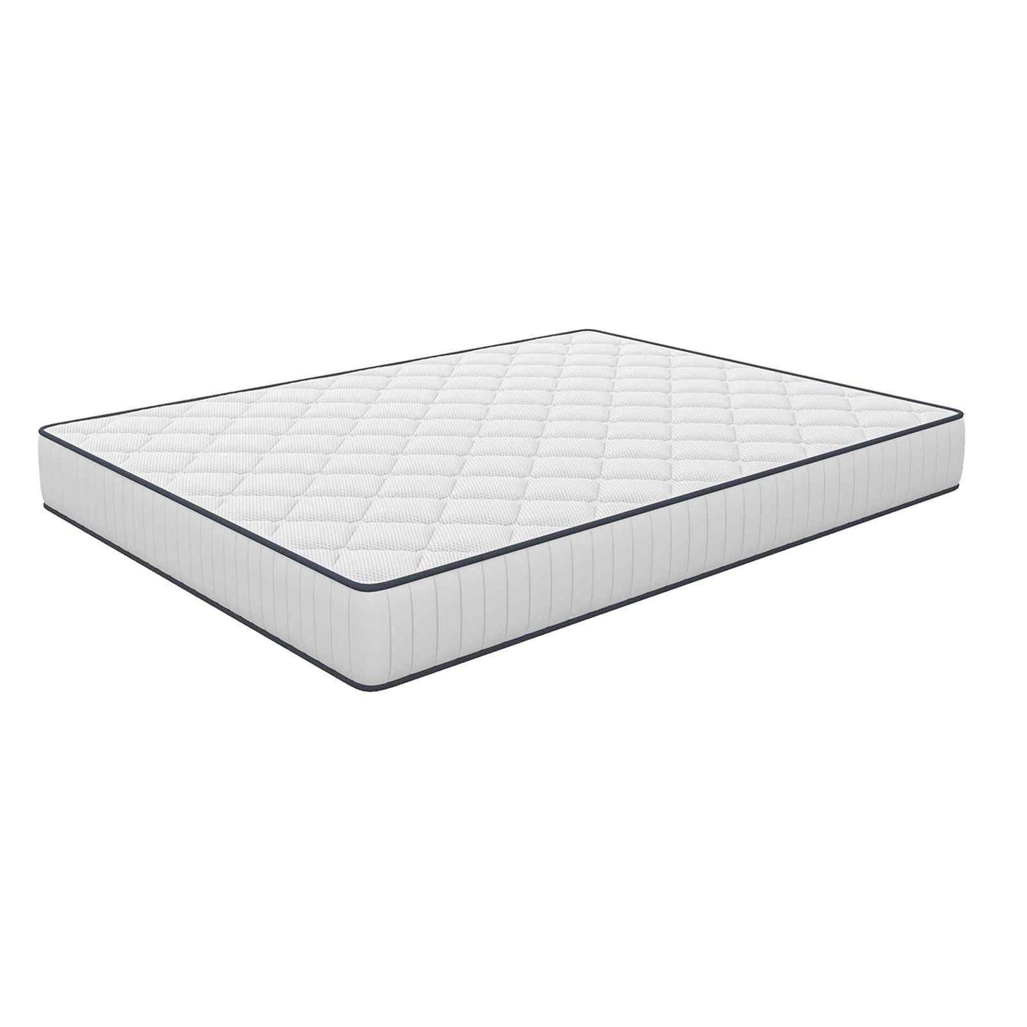 Spine-Lab Mattress 5 Zone 21cm Medium Firm Foam Bonnell Spring - King Single - White - Mekamart Australia