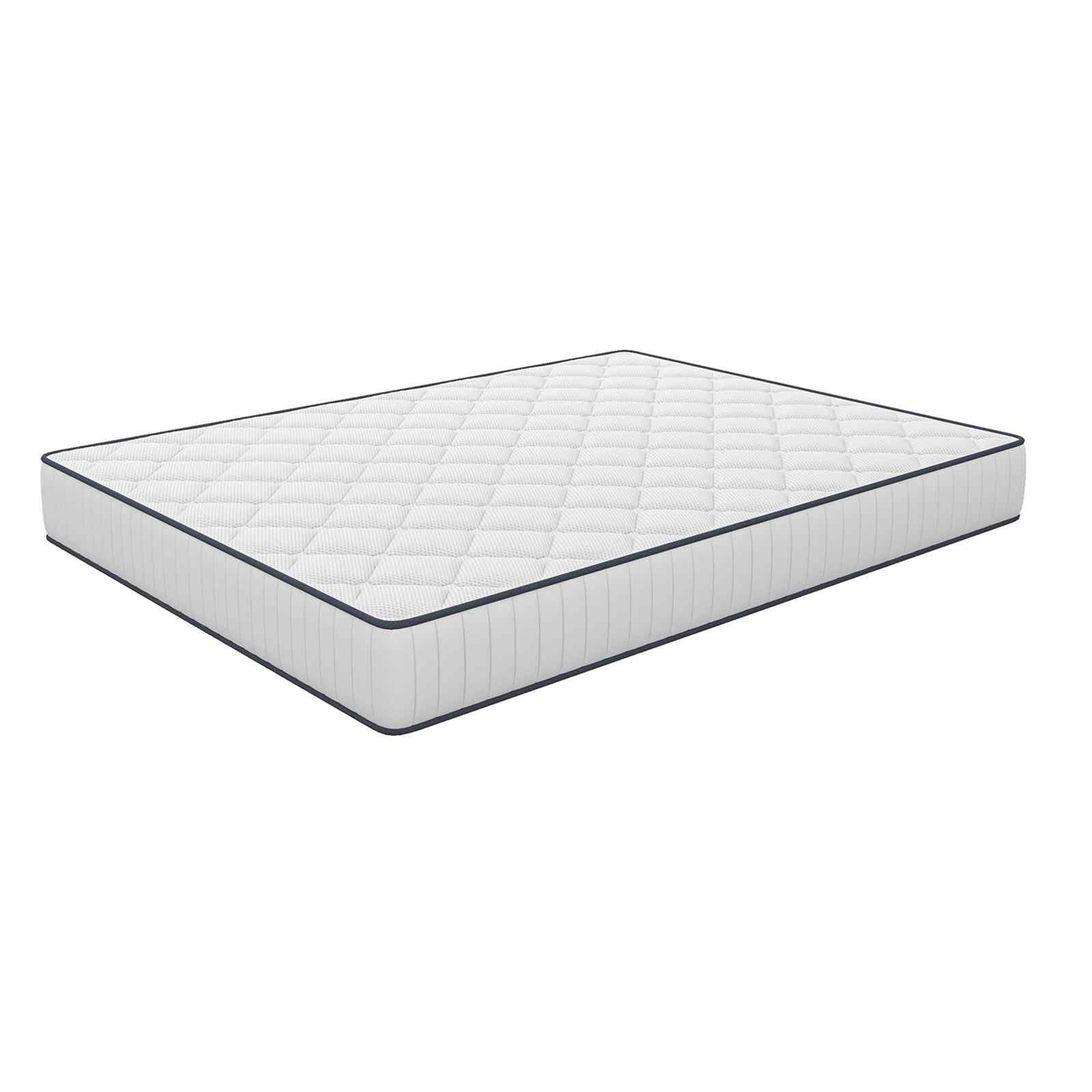Spine-Lab Mattress 5 Zone 21cm Medium Firm Foam Bonnell Spring - King Single - White - Mekamart Australia