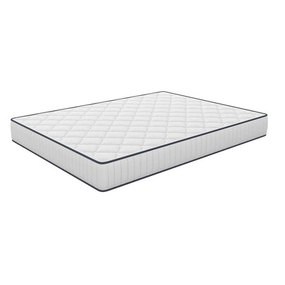Spine-Lab Mattress 5 Zone 21cm Medium Firm Foam Bonnell Spring - King Single - White - Mekamart Australia