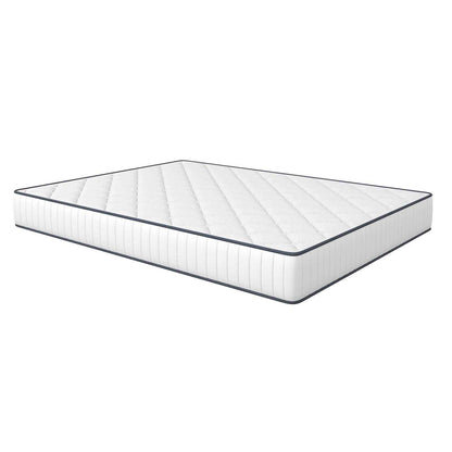 Spine-Lab Mattress 5 Zone 21cm Medium Firm Foam Bonnell Spring - King Single - White - Mekamart Australia