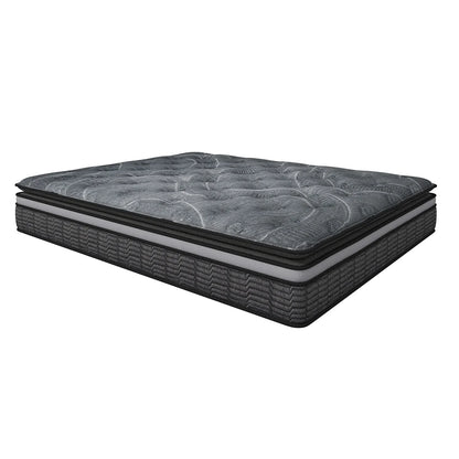 Cloud Zone Double Layer Euro Top Pocket Spring Mattress Plush Medium Firm 34cm - Single - Mekamart Australia
