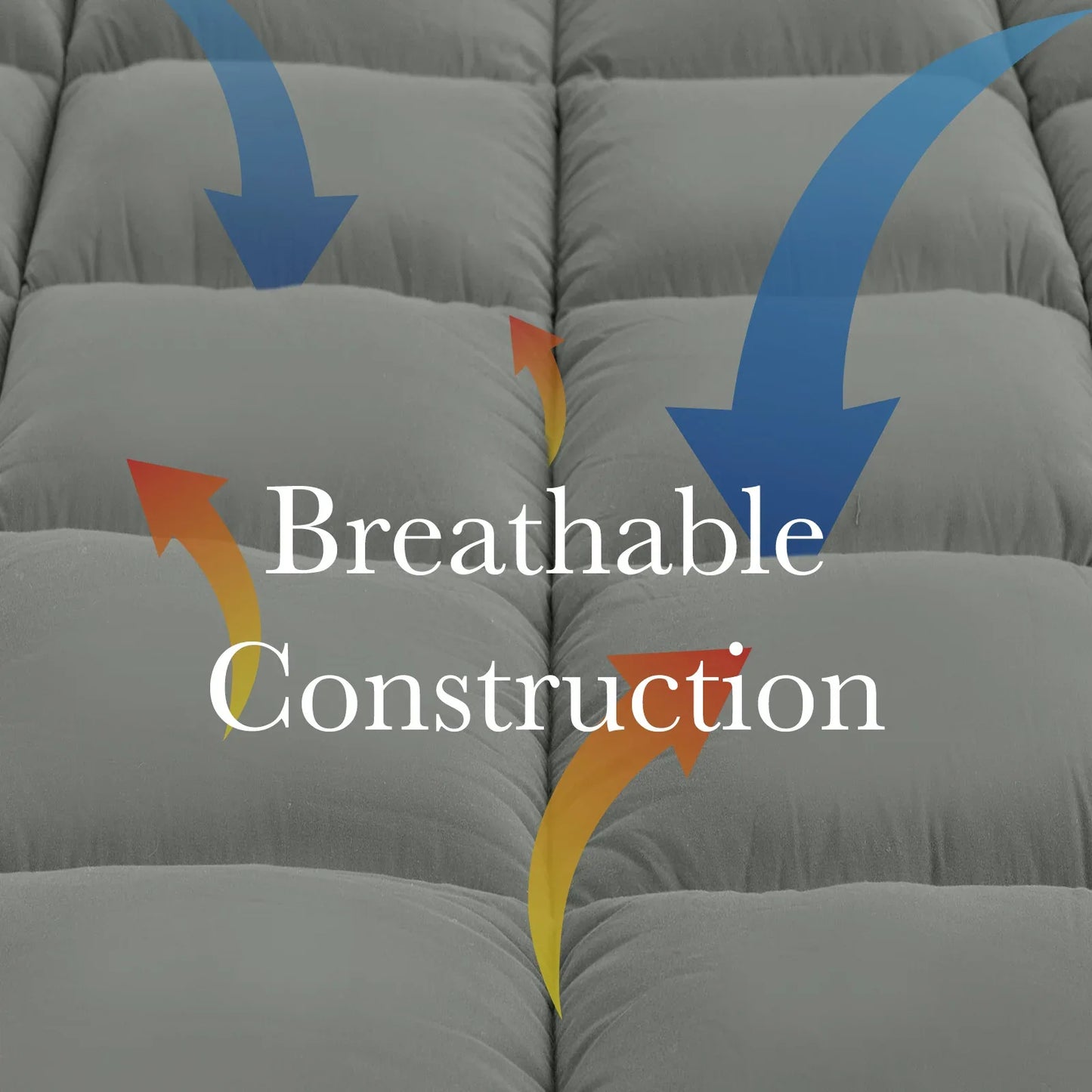 Royal Comfort Charcoal Bamboo Blend Topper 800GSM 45cm Skirt Luxury Bedding - Single - Charcoal - Mekamart Australia