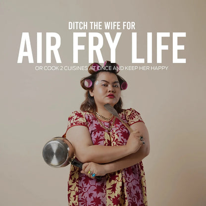 Kitchen Couture Dual View 2 x 5 Litre (10 Litre) Air Fryer Stainless Steel - Mekamart Australia