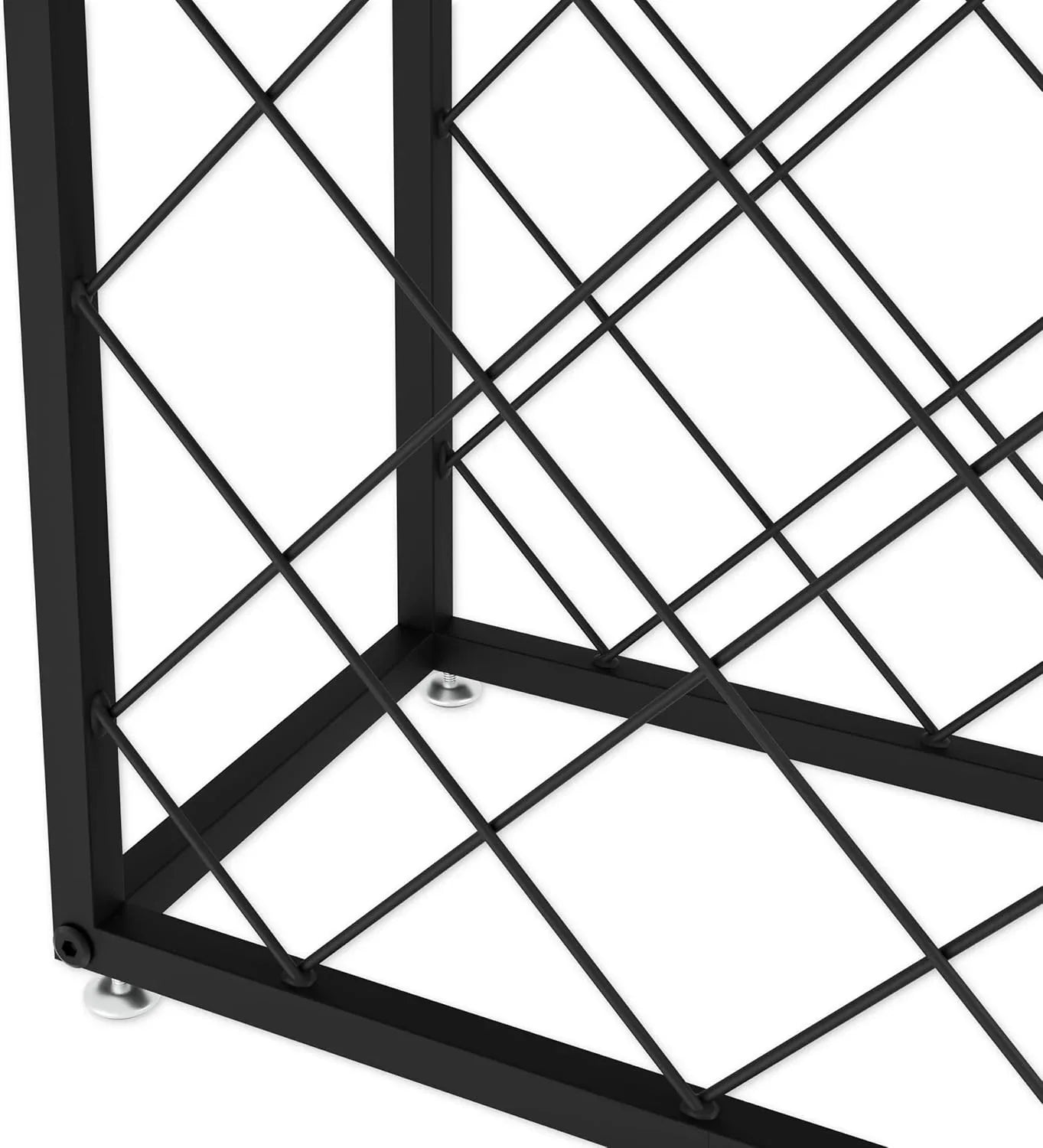 Freestanding Metal Wine Rack for 25 Bottles - Mekamart Australia