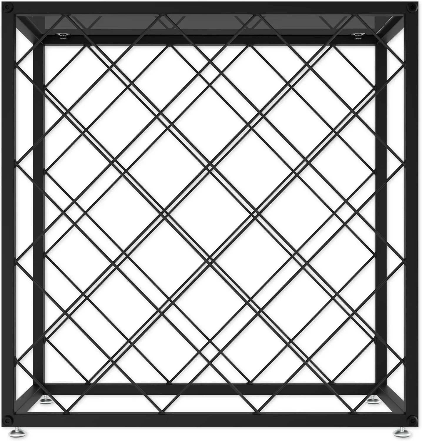 Freestanding Metal Wine Rack for 25 Bottles - Mekamart Australia