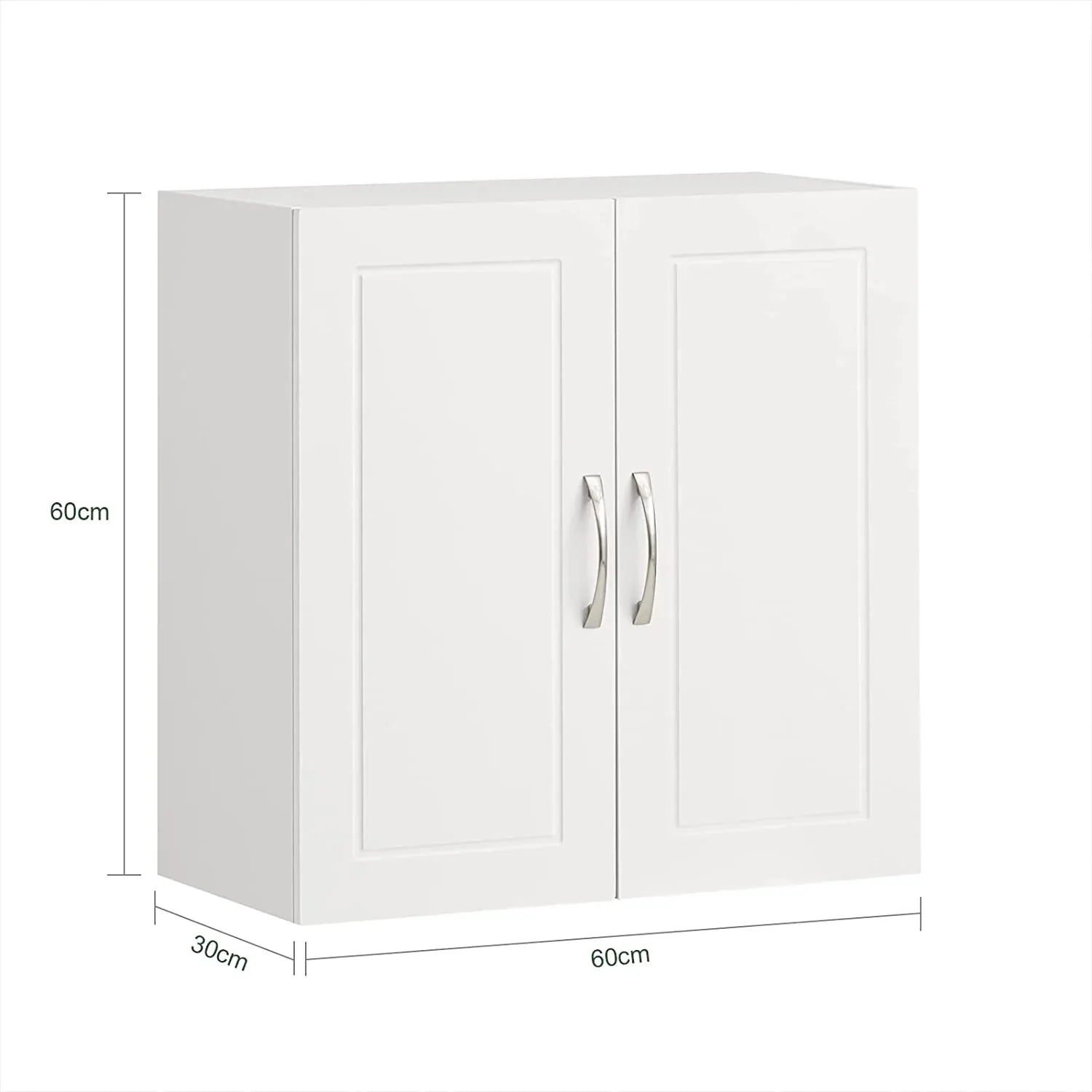 Wall Cabinets Storage, White - Mekamart Australia
