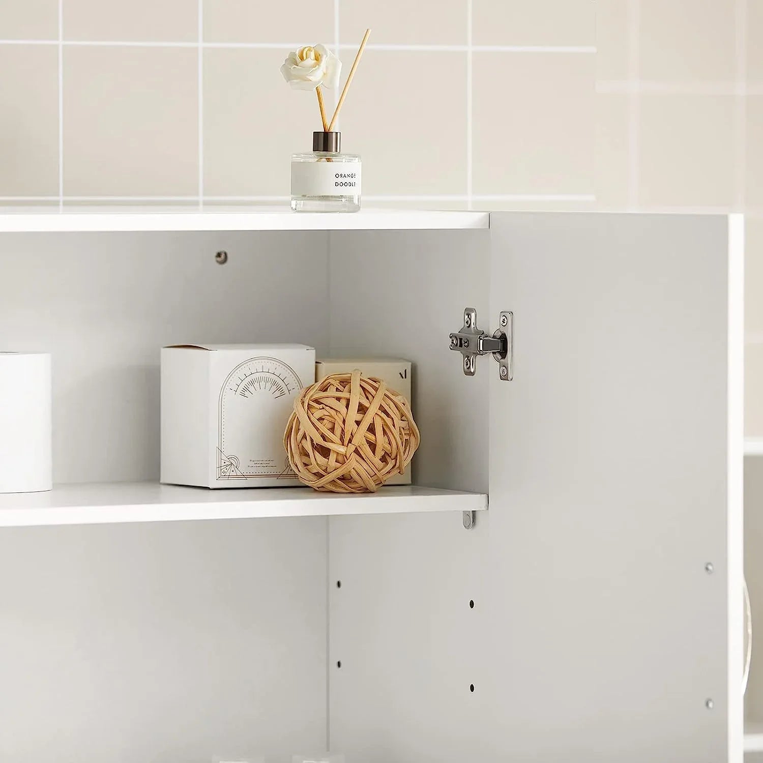 Wall Cabinets Storage, White - Mekamart Australia