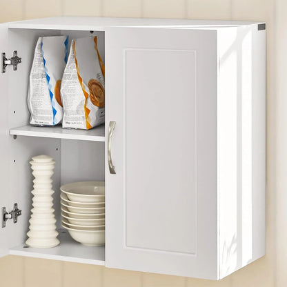 Wall Cabinets Storage, White - Mekamart Australia