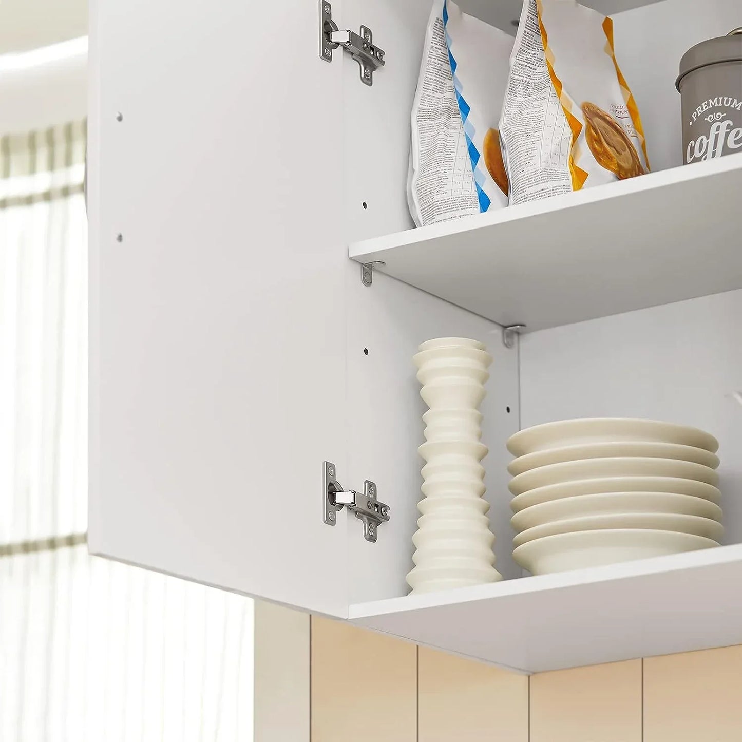 Wall Cabinets Storage, White - Mekamart Australia