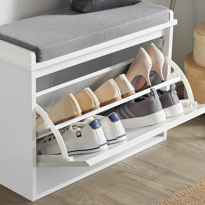 Hallway Shoe Bench Rack Cabinet Seat Cushion - Mekamart Australia