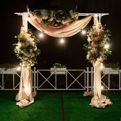 Stereoscopic Metal Garden Arch Arbor Wedding Pergola Trellis - Mekamart Australia
