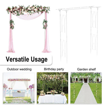 Stereoscopic Metal Garden Arch Arbor Wedding Pergola Trellis - Mekamart Australia