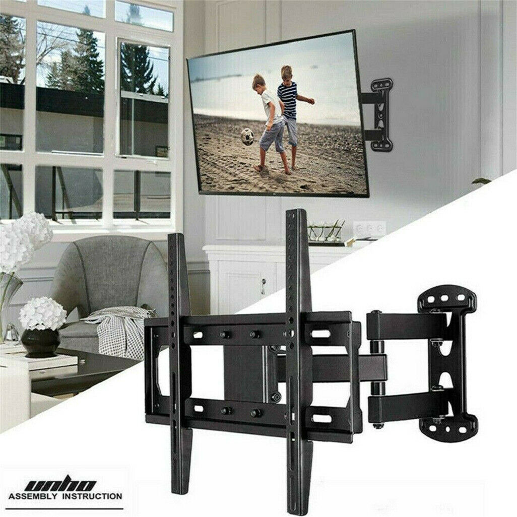 Full Motion TV Wall Mount Bracket 27-55 for Samsung TCL Hisense