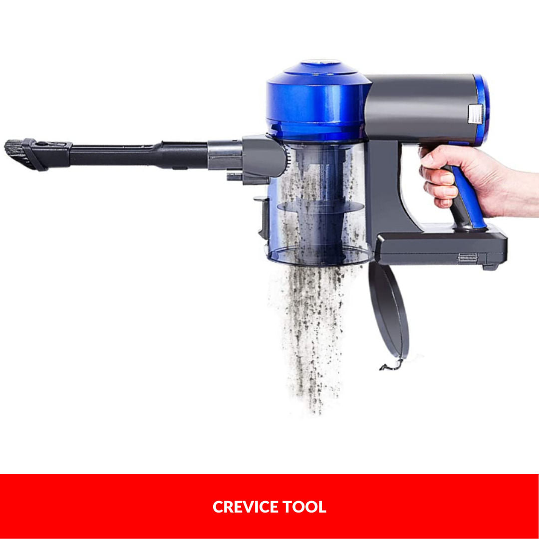 Enigma V8 22.2v Cordless Stick Vacuum Cleaner Blue + Toolkit