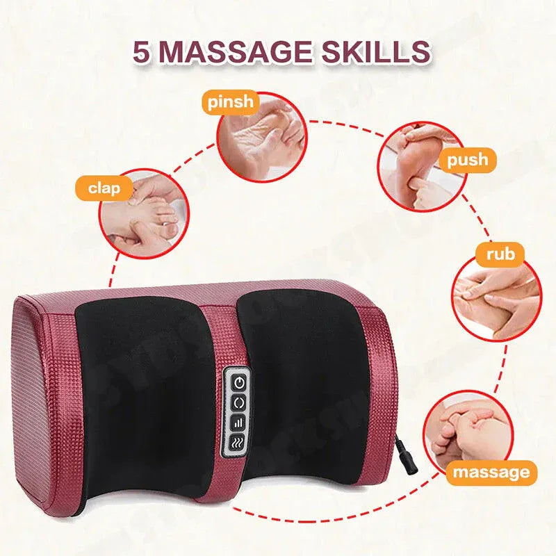 24W Electric Foot Massager with Infrared Therapy & Timer, AC - Mekamart Australia