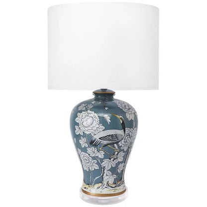Seraphine table lamp blue