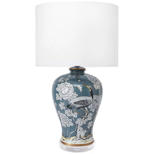 Seraphine table lamp blue