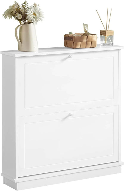 2 Drawer Shoe Cabinet Storage Unit - Mekamart Australia