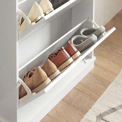 2 Drawer Shoe Cabinet Storage Unit - Mekamart Australia