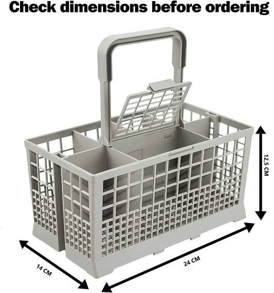 Universal Dishwasher Cutlery Basket (24 x 14 x 12 cm) - Mekamart Australia