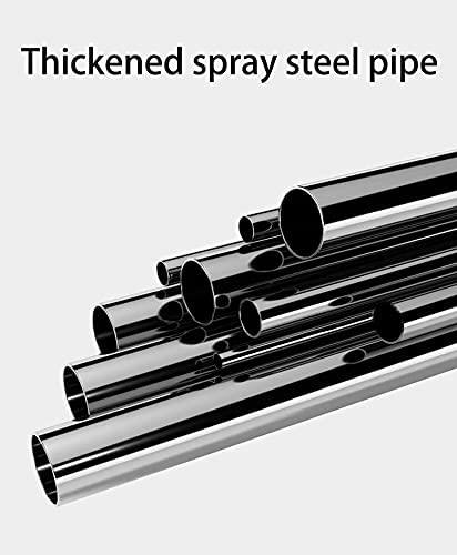 4-Tier Stainless Steel Shoe Rack Storage Organizer to Hold up to 20 Pairs of Shoes (80cm, Black) - Mekamart Australia