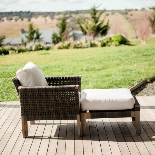 Paradise Armchairs and ottoman - Mekamart Australia