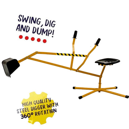 Multi Action Metal Sand Digger Backyard Sandpit Toy